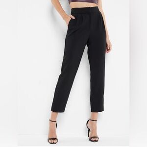 Express 2 short super high rise Black Cropped ankle Pants